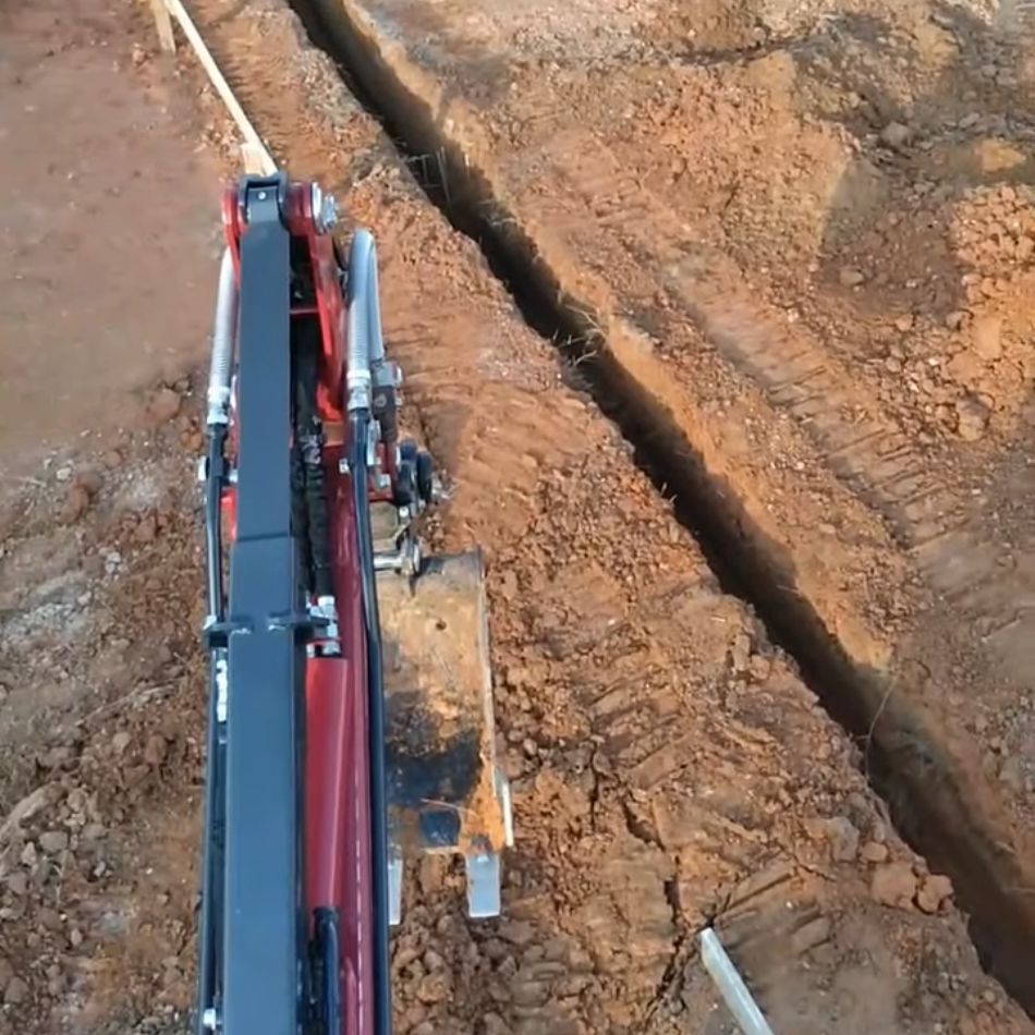 Escavação de Baldrames na Construção Civil.