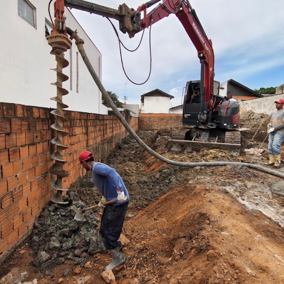 Estaca Mini Hélice Contínua: O que é, Vantagens e Quando Usar em Terrenos de Difícil Acesso.